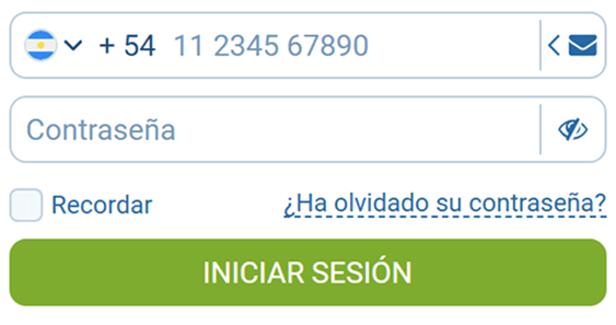 Iniciar sesión por teléfono Iniciar sesión mediante número de teléfono